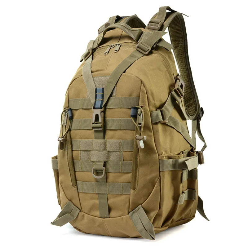 

35L Tactical Backpack for Men Camping Hiking Backpacks Reflective Outdoor Travel Bags Molle 3P Climbing Rucksack Bag