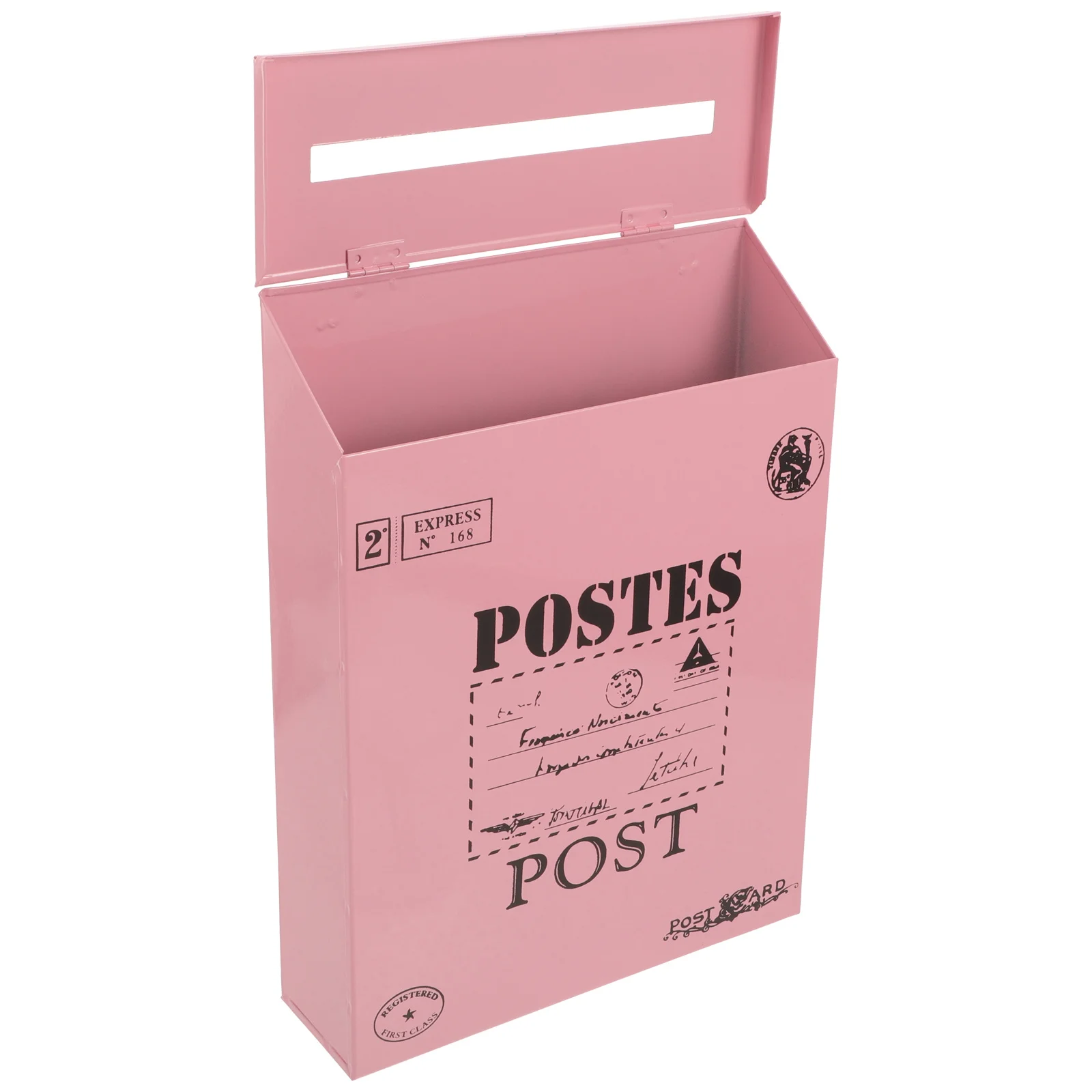 

Rust Resistant Iron Wall Mount Mailbox Vintage Style Outdoor Letter Box for Home Office Institutional Use Wall Mount Letter Box
