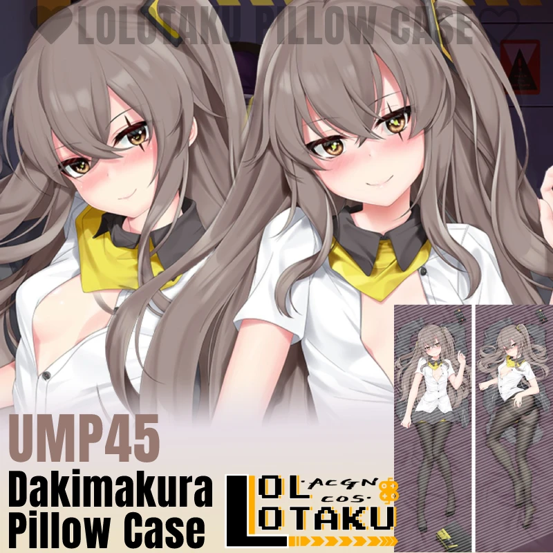 

UMP45 Dakimakura Girls Frontline Game Pillowcase Sexy Hugging Full Body Pillow Case Cushion Cover Home Bedding Decor Otaku Gift