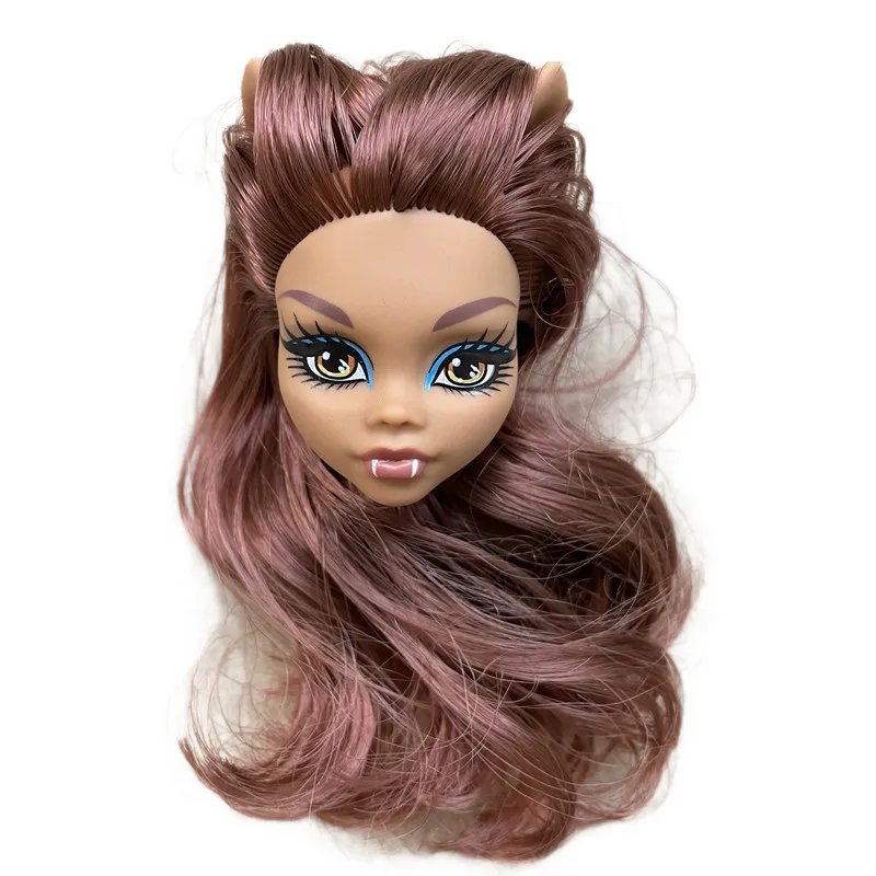 Bewegliches Puppenkörperspielzeug mit mehreren Gelenken, 23 cm Puppenspielzeug, passend für viele Köpfe, Weiß, Grün, Braun, Lila, Monstering High Doll Body, Katzenköpfe