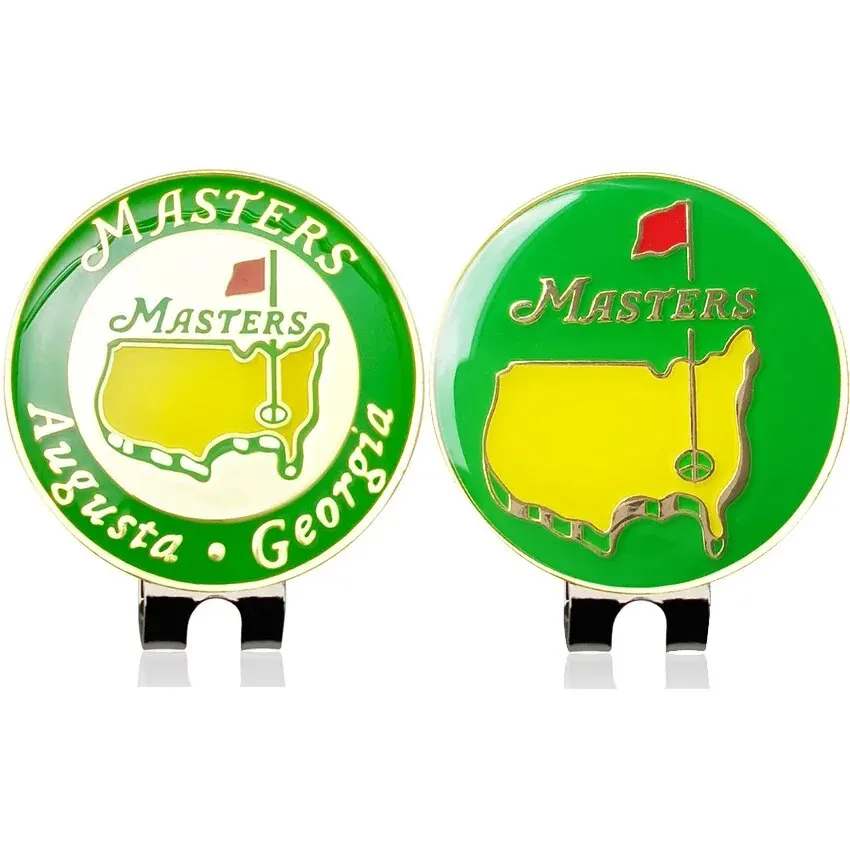 Pallina da Golf Mark con cappello da Golf magnetico Clip Marker US Map White Flower Golf Marker ausili per l\'allenamento per ragazzi ragazza bambini