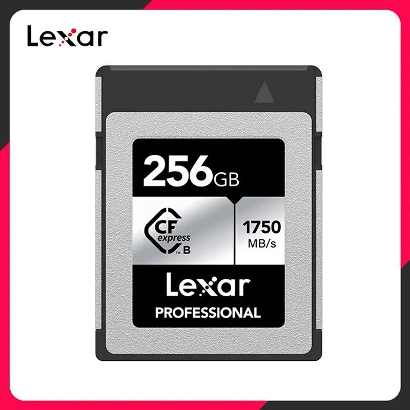 Lexar CFexpress Type B Silver Card 128GB 256GB 512GB CF Express Digital Memory Card for RAW 4K Video Digital SLR Camera