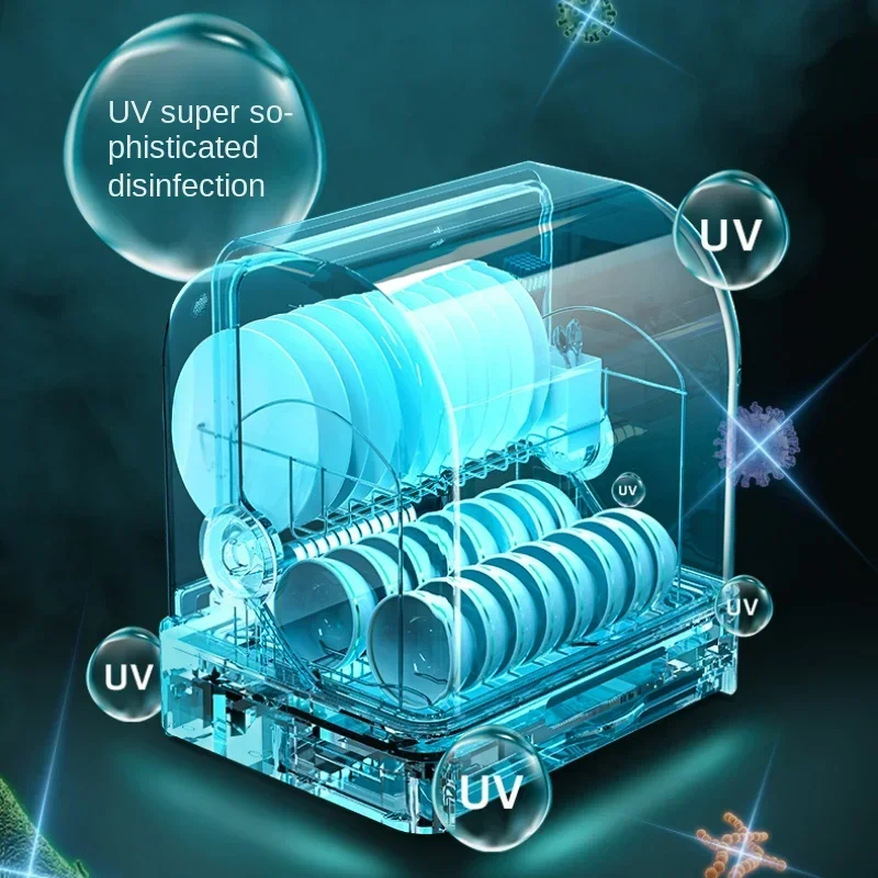 Desinfectie Kast Draagbare Ultraviolet Desktop Roestvrijstalen Servies Hoge Temperatuur Droogkast 소كبائن تعقيم