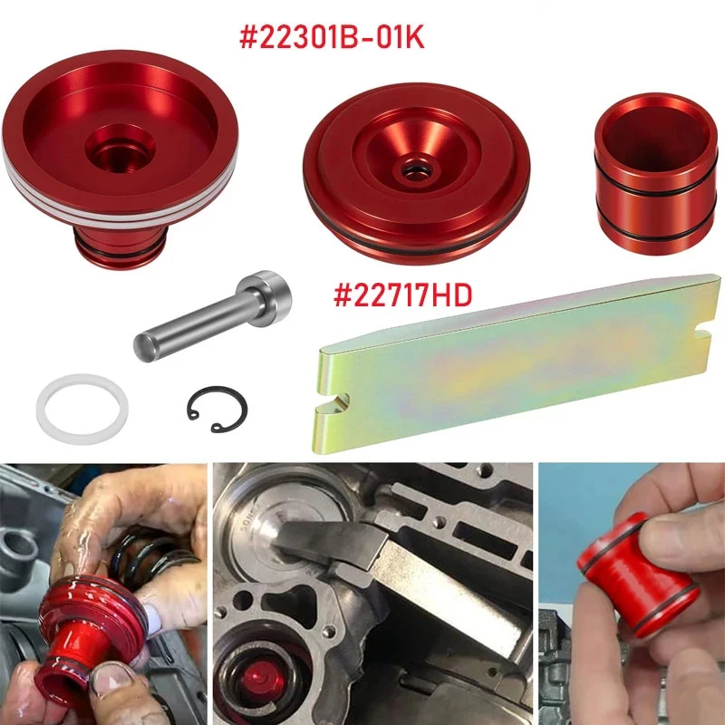 

TM 22301B-01K Billet 2nd Gear Super Hold Servo & Heavy Duty Band Strut 22717HD Fit for Chrysler A518 A618 A727 47RE 48RE