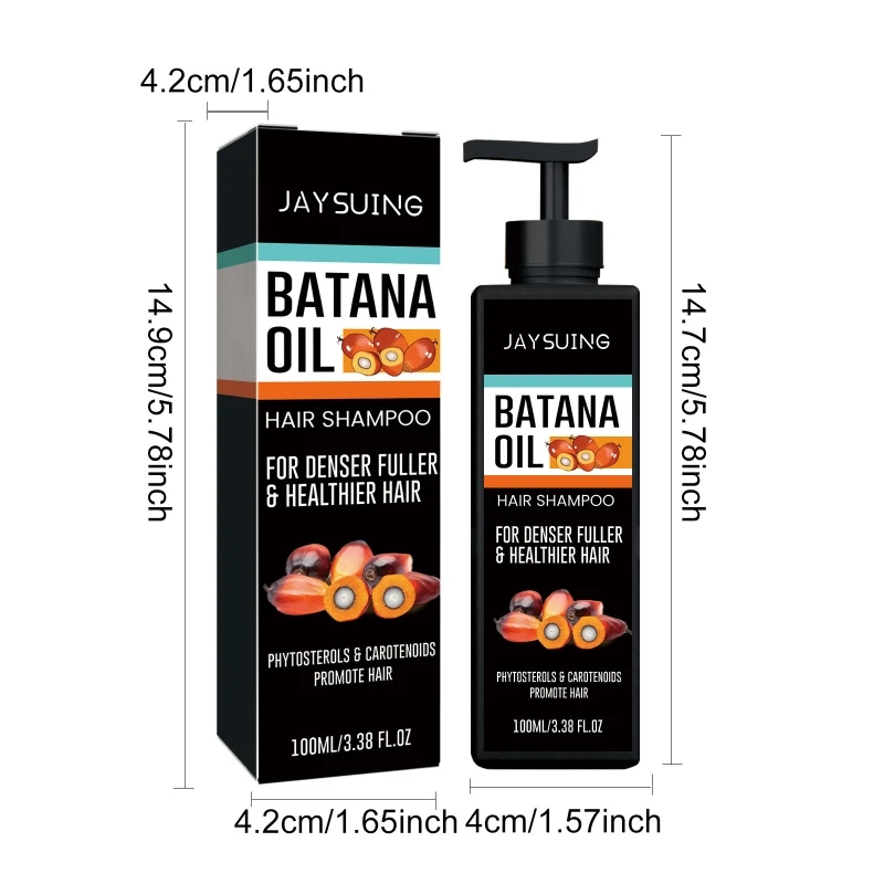 Dầu gội Batana Oil 100ml Dầu gội nuôi dưỡng sâu thích hợp cho mọi loại tóc
