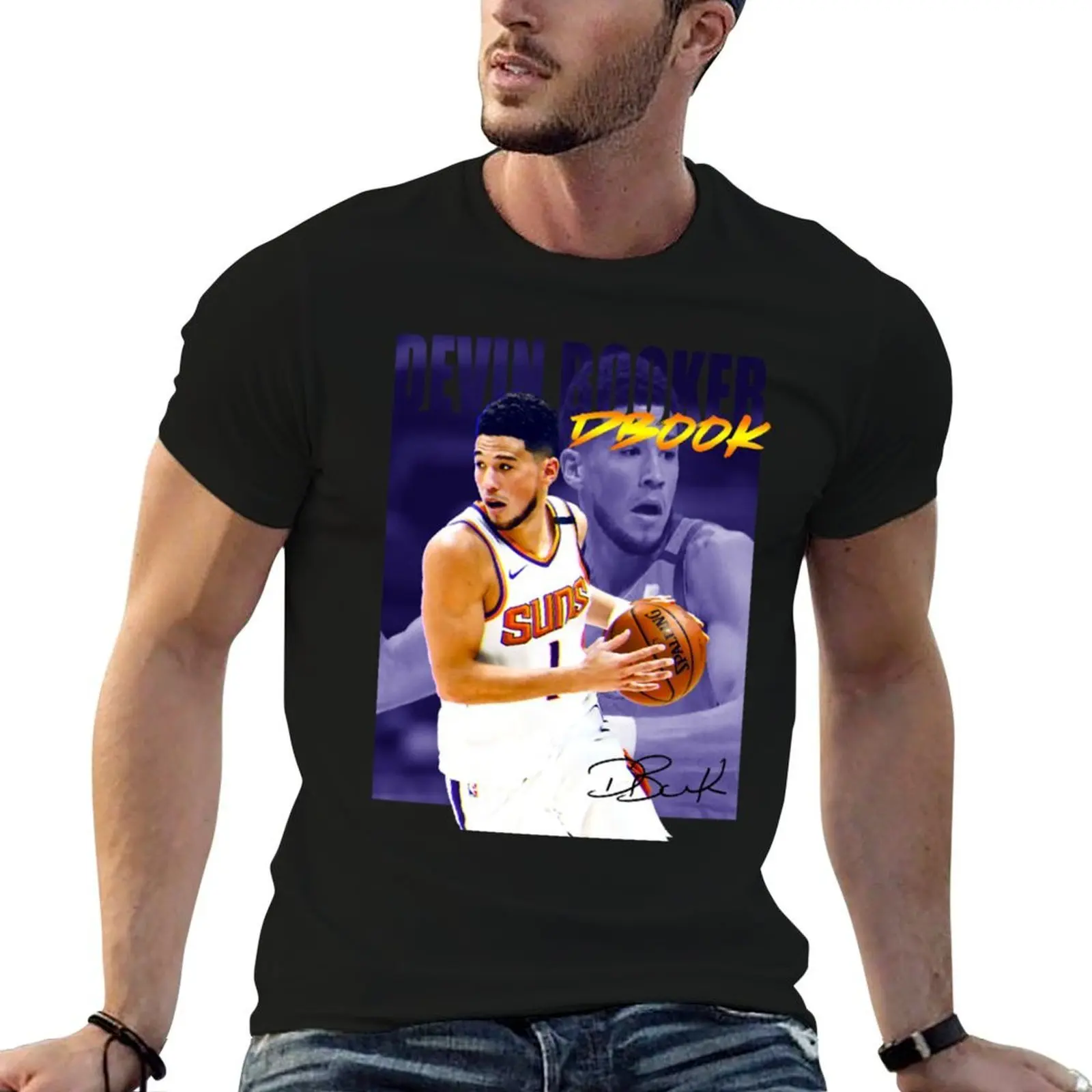 تي شيرت قطني تي شيرت تي 100% للرجال قمصان تي DBOOK جرافيك رجل رجل أنيمي