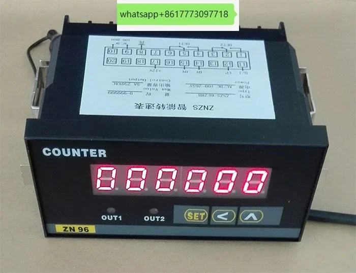 

2-комплектов релейного выхода ZNZS2-6E2R тахометра.