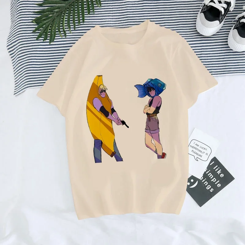 Banana Fish T Shirt Men Kawaii Summer Tops Hot Japanese Anime Cartoon T-shirt Funny Manga Graphic Tees Unisex Tops Tshirt Male