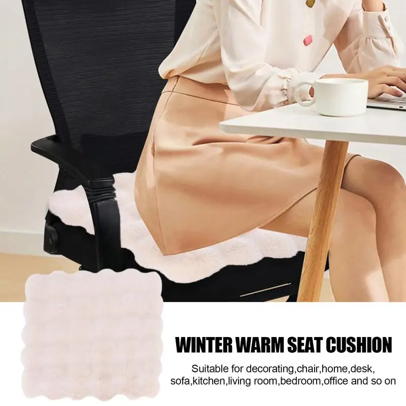 Seat Cushion For Car Warm Winter Car Seat Cushions Multipurpose Car Seat Cushion Cozy Auto Seat Cushion For Driving Travel Daily