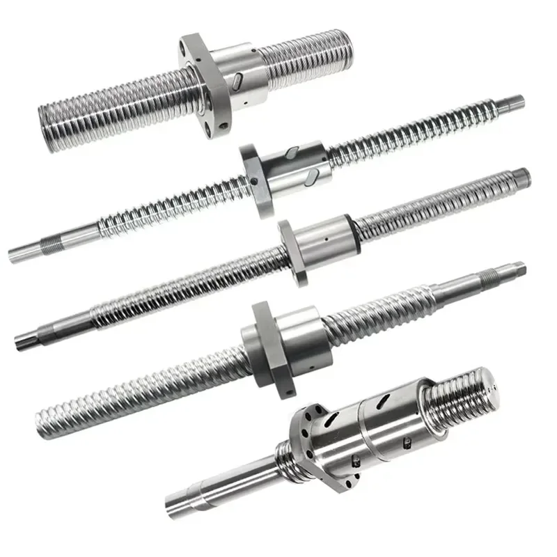 for  High Precision  Ball Screw Nut Assembly Square Thread Grinding Ball Screw with Bearing Core Durable Industrial Grade