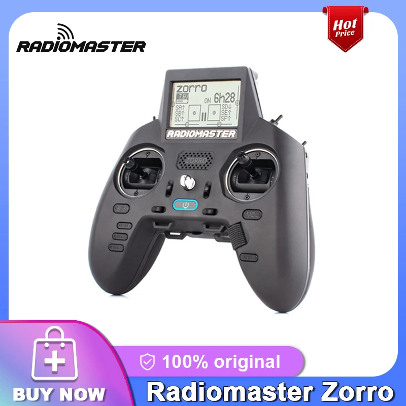 

Radiomaster Zorro Radio Controller (M2) CC2500/ 4 in 1/ ELRS 2.4GHz OPENTX & EDGETX Switchable in Mode 1 and Mode 2