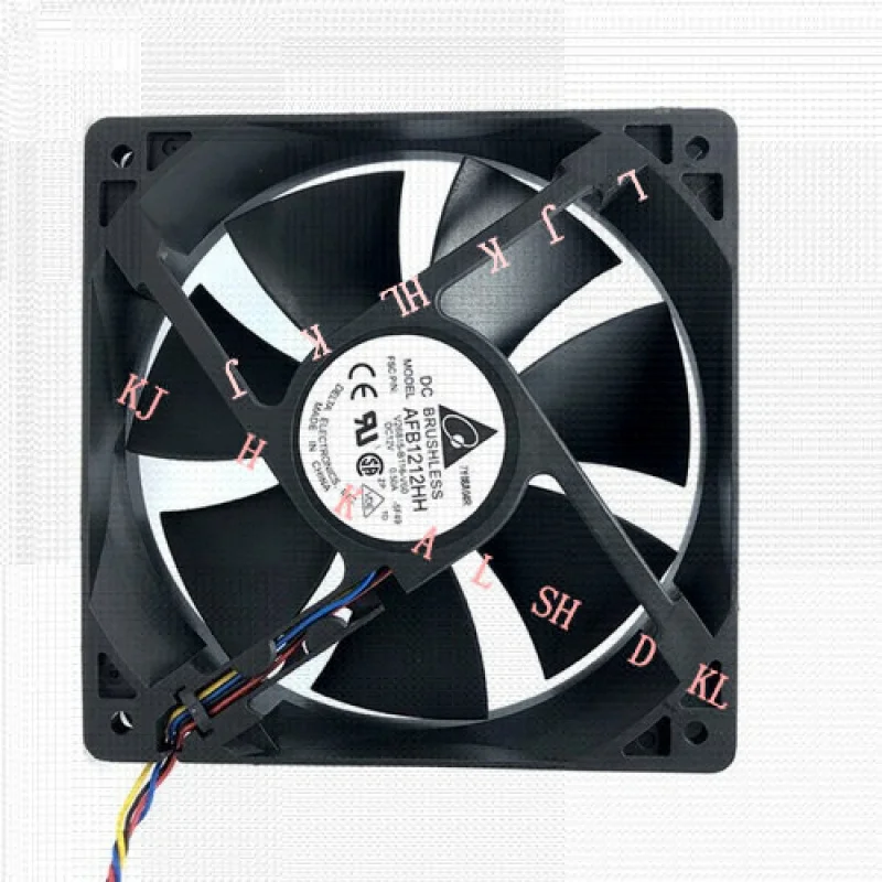 

N for Delta AFB1212HH DC 12V server inverter power supply Axial Cooling Fan 0.50A