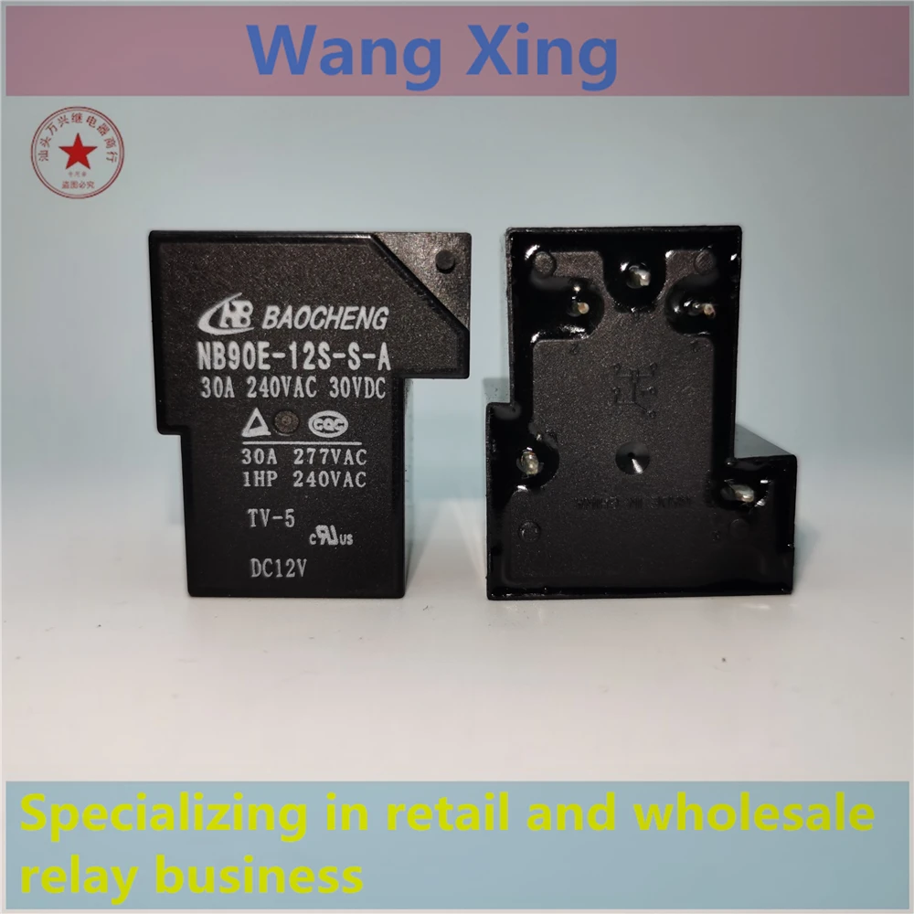 

NB90E-12S-S-A NB90E-24S-S-A Electromagnetic Power Relay 4 Pins