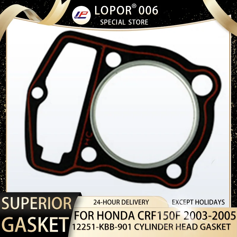 

Motorcycle Engine Cylinder Head Seal Gasket For Honda CRF150F 2003-2005 CRF150 F CRF 150 12251-KBB-901