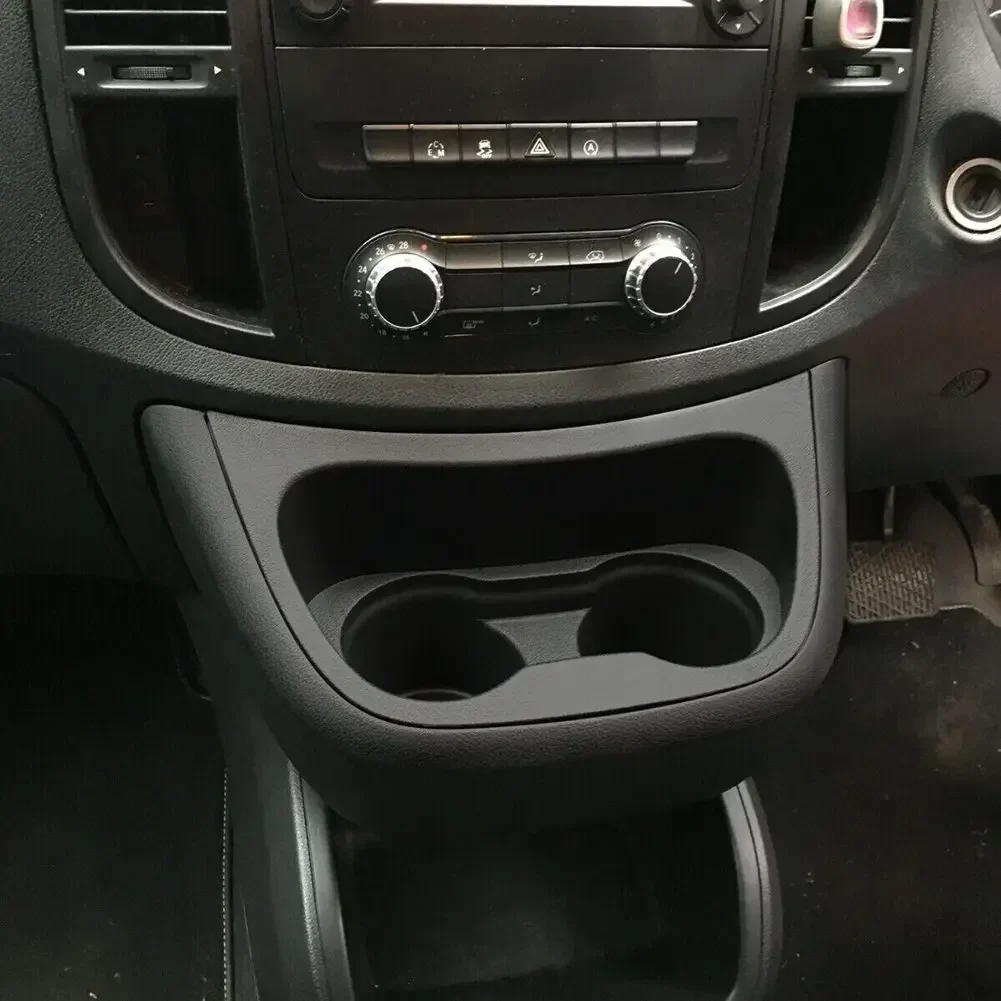 Painel De Suporte De Copo De Controle Central, Suporte De Copo Substituir, Mercedes Vito Metris W447 2016-23 Suporte para copos de água modificado com base porta-copos de carro