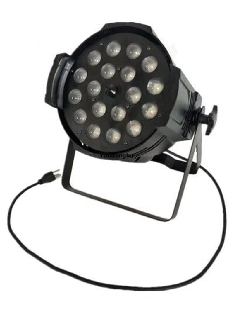 

8 pieces Led Zoom Par Light 18x15w 5in1 rgbwa led par disco dmx512 dj club bar event par64 light