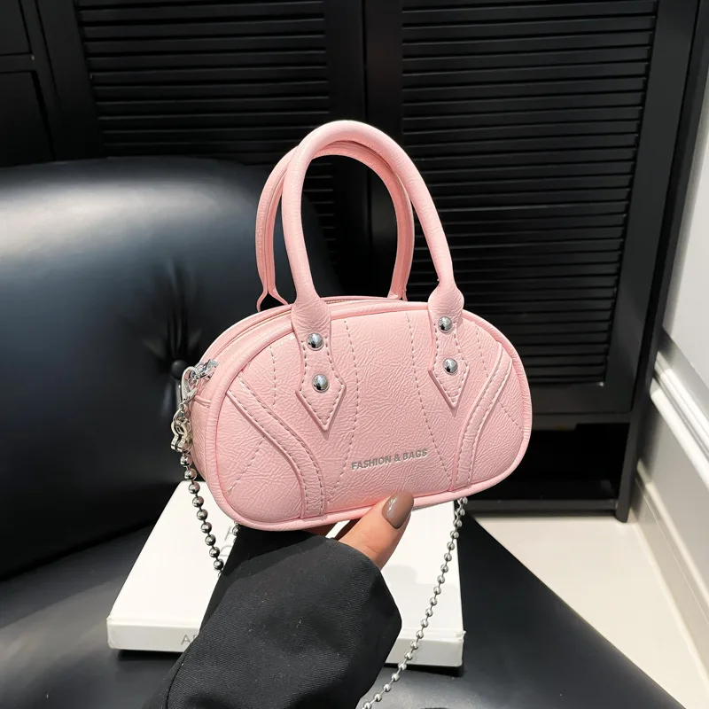 

​ ​ 2025 модная сумка с ремешком-цепочкой, кошелек премиум-класса на плечо, стильная сумка через плечо с буквенным принтом, модная весенне-летняя сумка ​