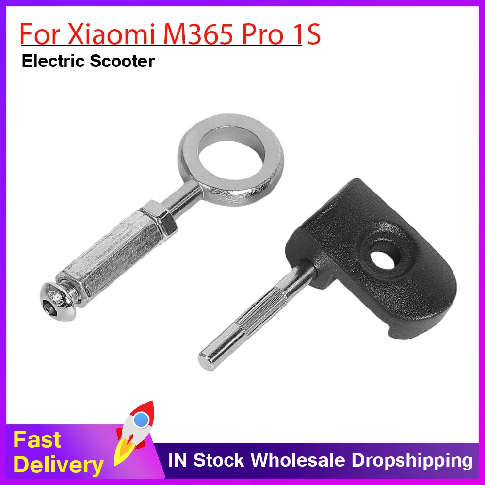 Klappbare Haken mit Schaftverriegelungsschnalle für Xiaomi M365 1S Pro, Zugring-Schraubensatz aus legiertem Stahl, Werkzeuge, Teile für Elektroroller