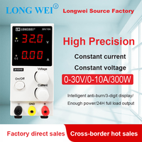 Longwei LW K3010D 3LED 30V10A Regulated DC Power Supply Adjustable Laboratory Bench 30V 10A Voltage Regulator Stabilizer Switch