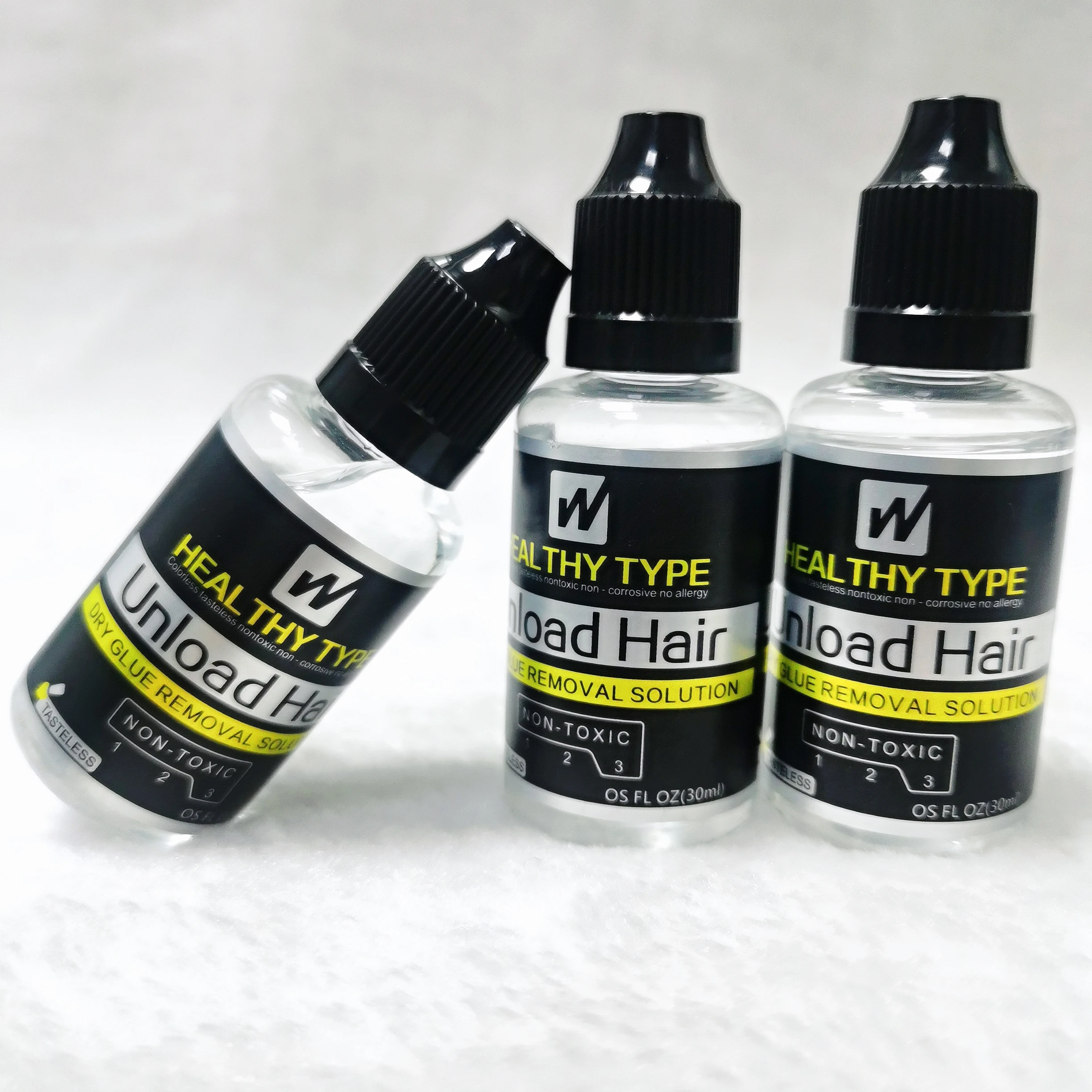 طقم شعر مستعار مزيل الغراء فائق التثبيت 30 مل مع شريط المشي المزيل، مجموعة مزيل الغراء فائقة التثبيت من الدانتيل المقاوم للماء