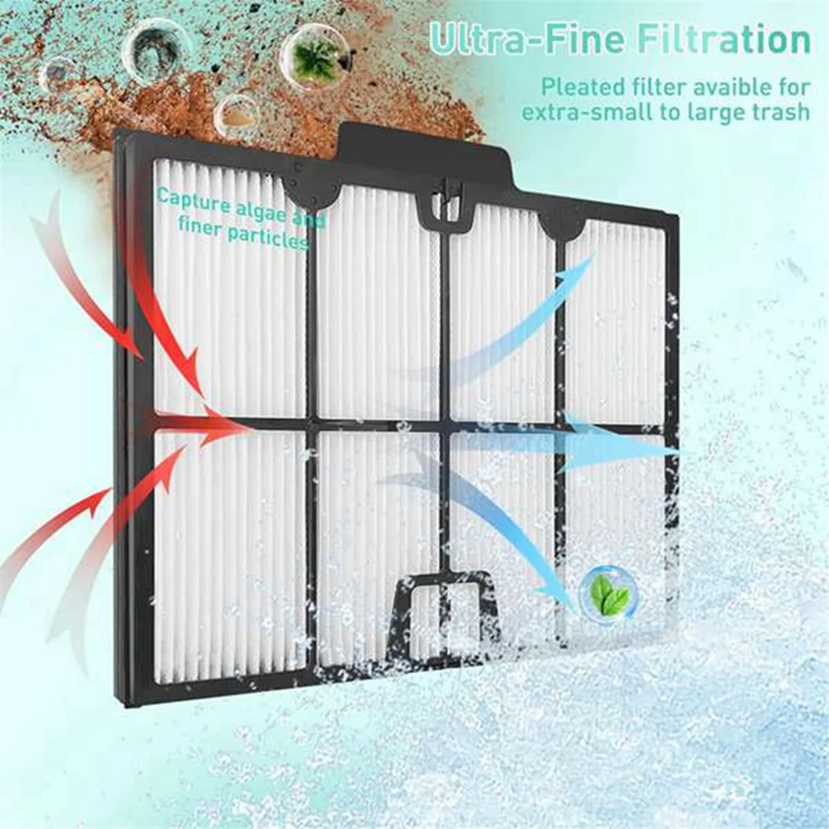 9991467-R4 Ultra Fine Filter Panels for Dolphin Pool Cleaner Parts Active 20, Activtive 30, Explorer E30, Filtr