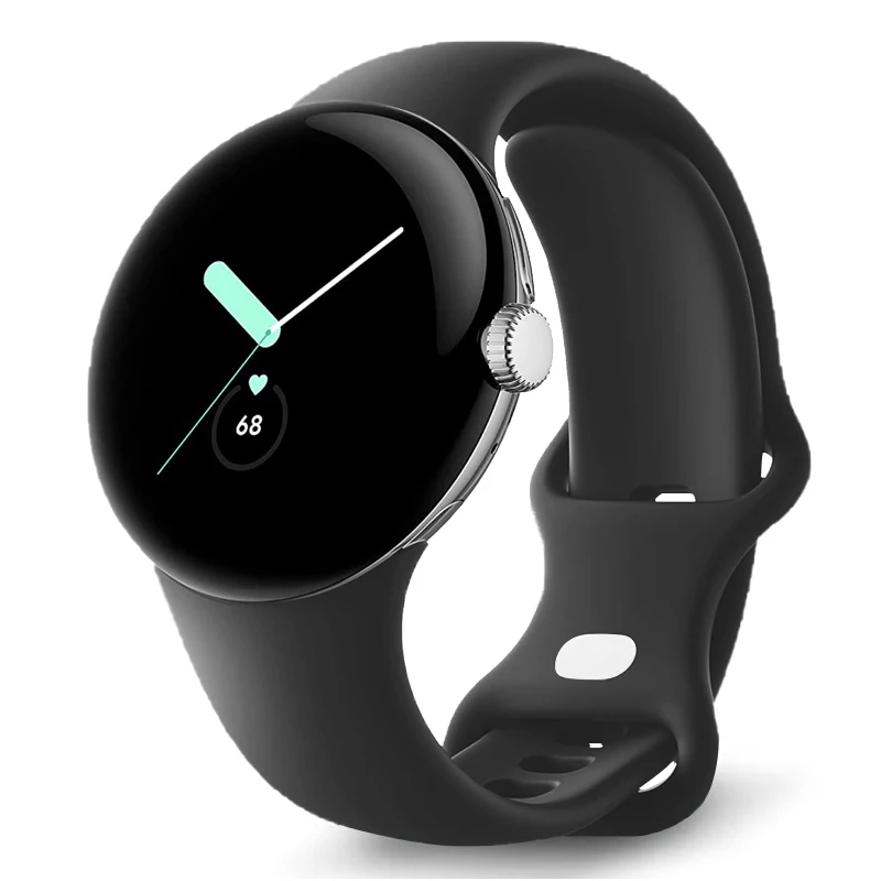 Silikonarmband für Google Pixel Watch 4 3 41mm 2, Ersatz-Sportarmband, Smartwatch-Armband, Correa für Google Pixel Watch.