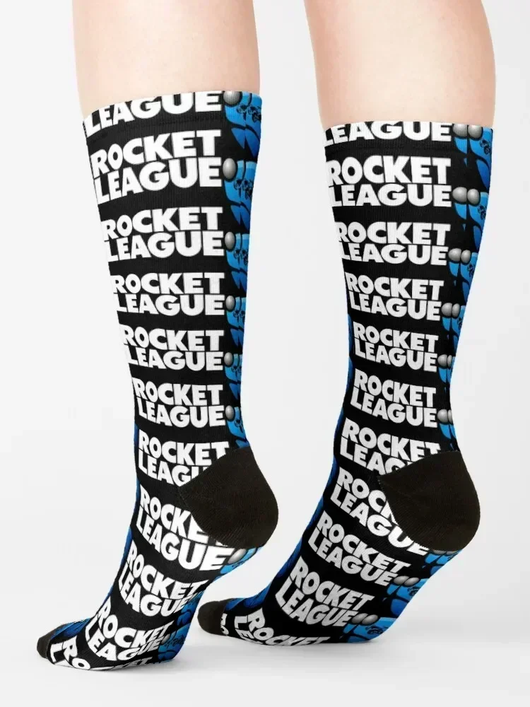 Rocket League Black Logo Socks Antiskid soccer funny gifts custom sports valentine gift ideas Socks Girl Men's