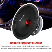 1PC 6.5-Inch Mid-Range Car Speakers 650W for DVD Players & Car Audio System Car Speakers, Vehicle Audio Upgrade, Modern Speaker