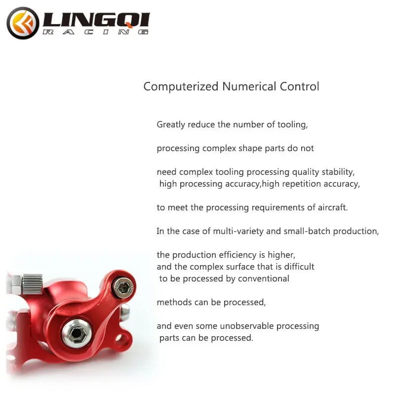 ONLEEYPP Mini Moto 47cc 49cc Motorcycle CNC Hydraulic Disc Brake Pump Caliper Fit For Dirt Pocket Bike ATV Quad Kart Off Road