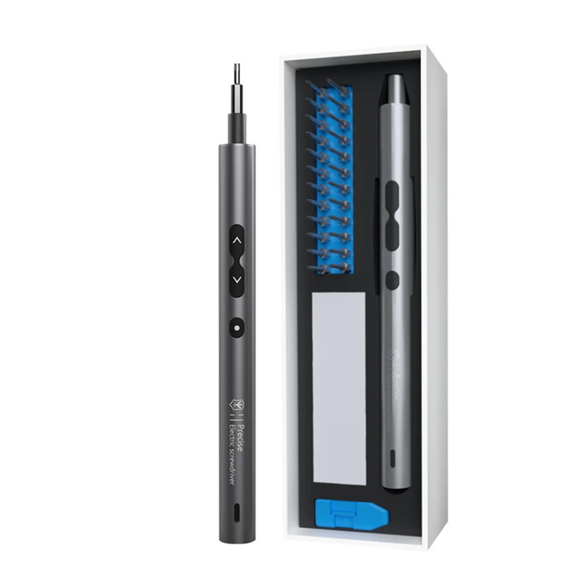 

SSR Mini Electric Screwdriver 28 in 1 Electric Screwdriver Set with 0.35N Built-in Shadowless Light Lithium USB N20 Motor