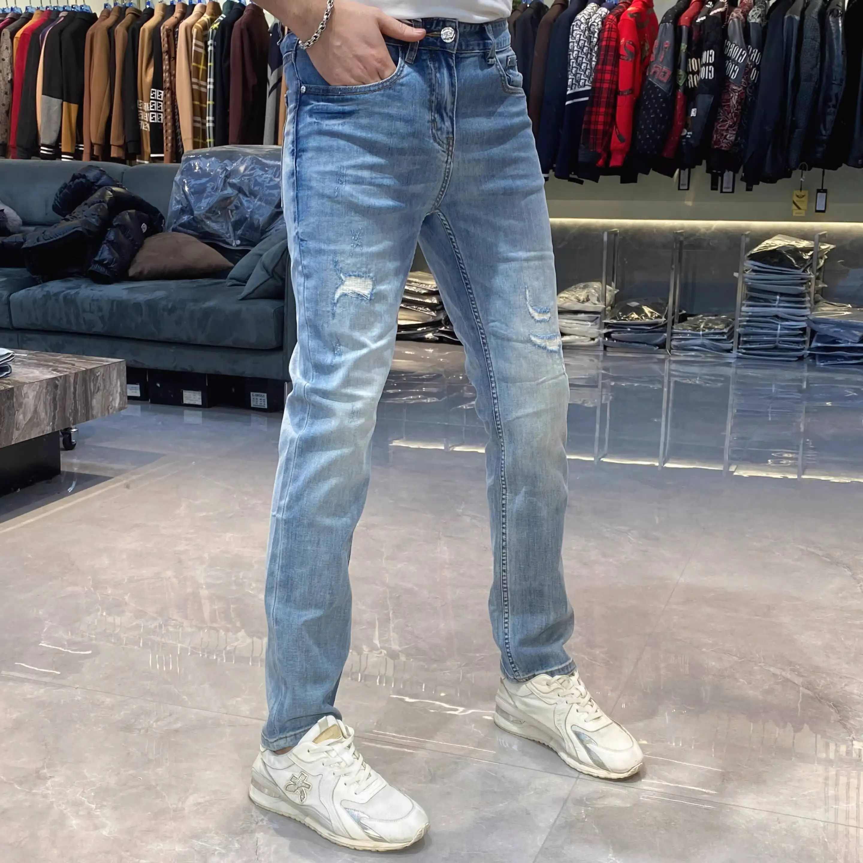 Nuovi Jeans da Uomo 2026 Stile - Skinny Jeans Ripped recensione e prezzo