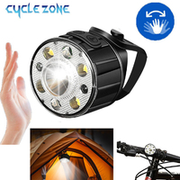 Smart Sensor Bicycle Front Light Type-C Charging LED Bike Lamp Mountain Road Bike Head Light  Accessories Easy to Install