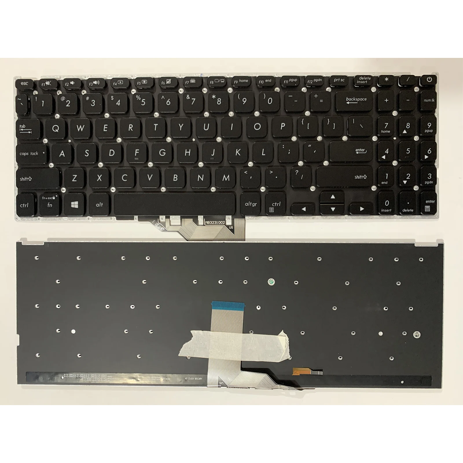Replacement Laptop Keyboard for ASUS VIVOBOOK 15 A512 FL8700 X512 V5000 V5000D V5000F P1504JA P1504FA P1504FB P1504UA P1504DA P1