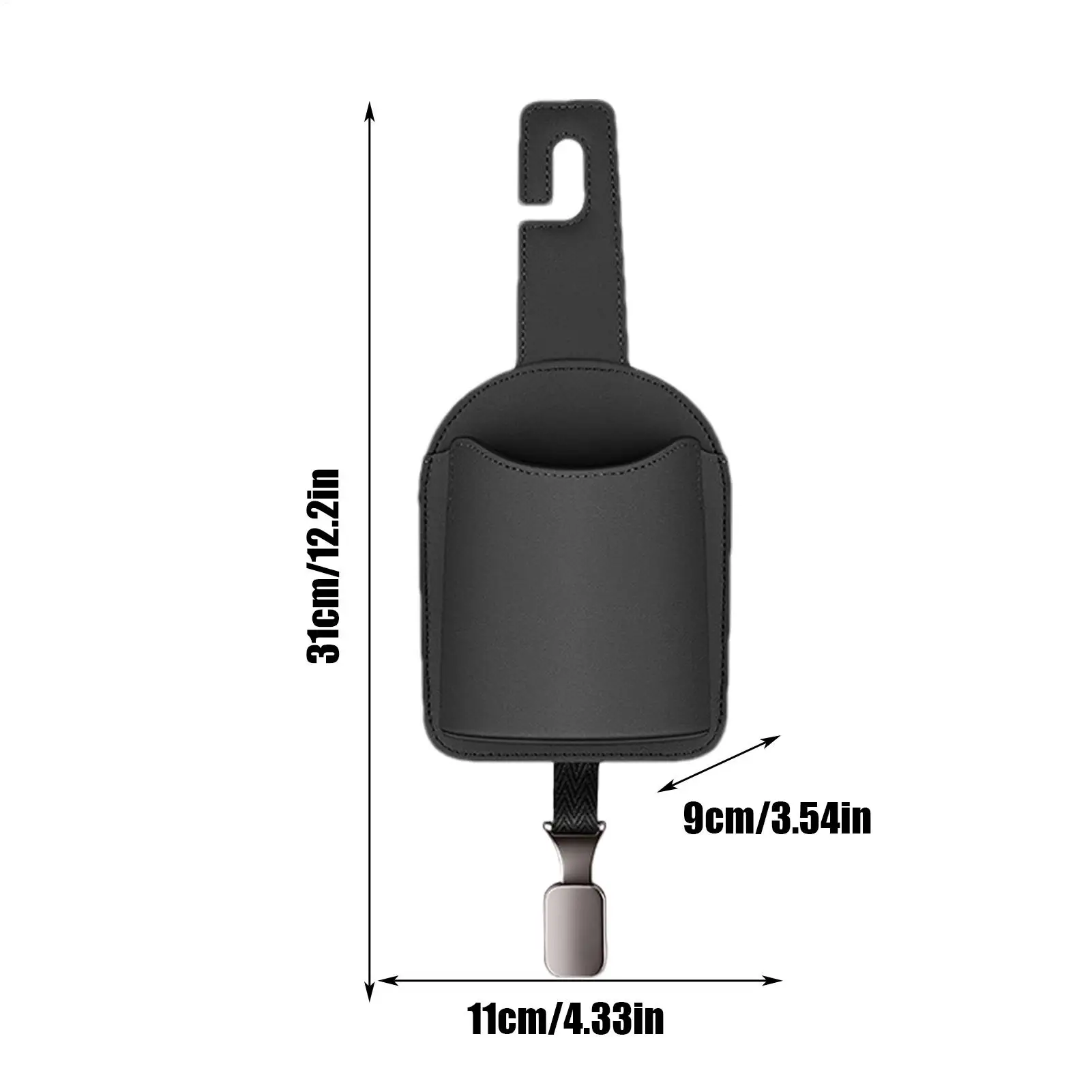 Portavasos para asiento trasero de coche, contenedor automotriz multifuncional, portavasos para asiento trasero de coche, gancho para reposacabezas para camión de viaje