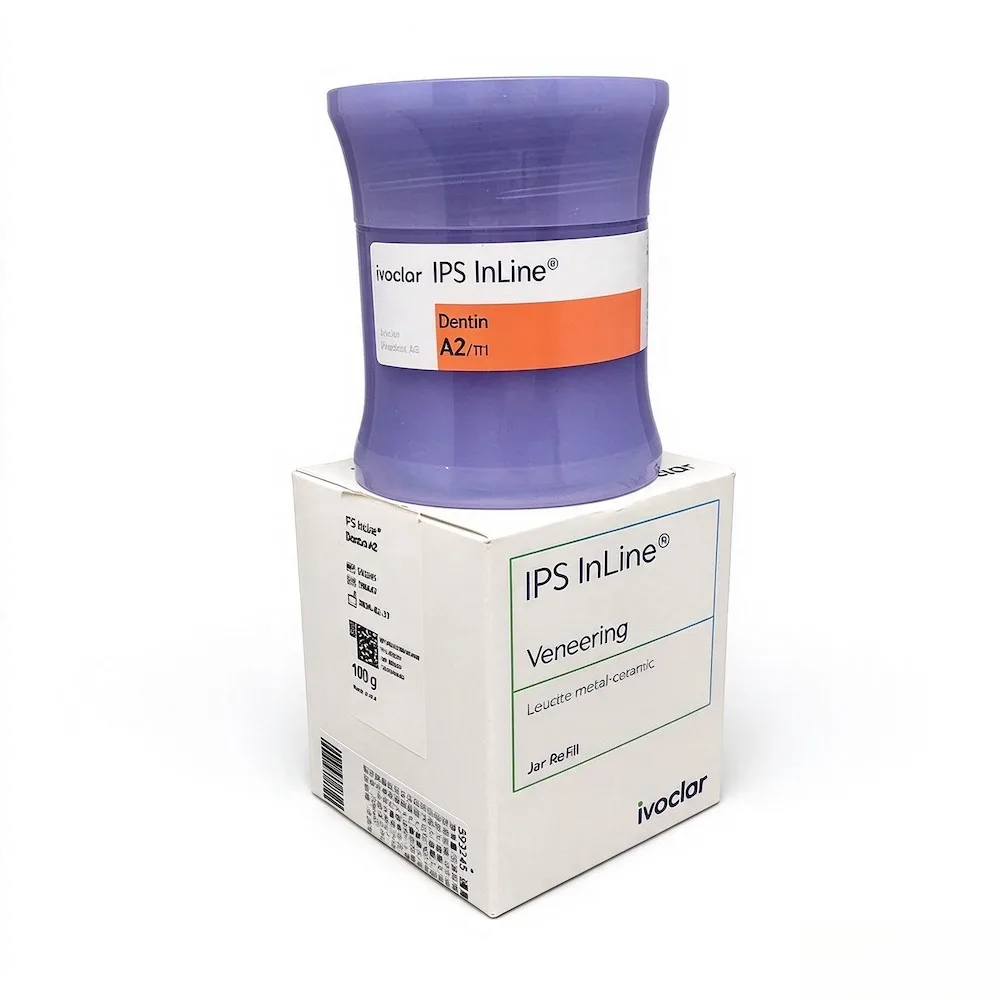 20g Ivoclar IPS InLine Dental Ceramic Powder Dentin Deep Dentin Transpa Incisal Leucite Metal Ceramic for Crown Veneering