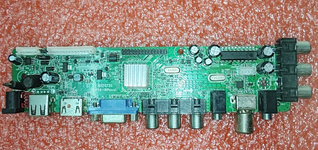 

20170720 GDP56-IRPANE Dual AV+VGA+HDMI+RF+HDMI+USB TV motherboard
