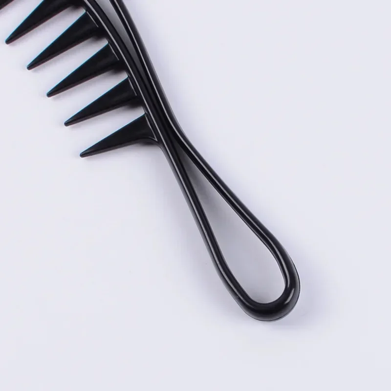 Hair Salon Large Tooth Wide Comb Smoothing Comb Household Oil Head Men\'s Back Hollow Comb Styling Tools Barber Accessories