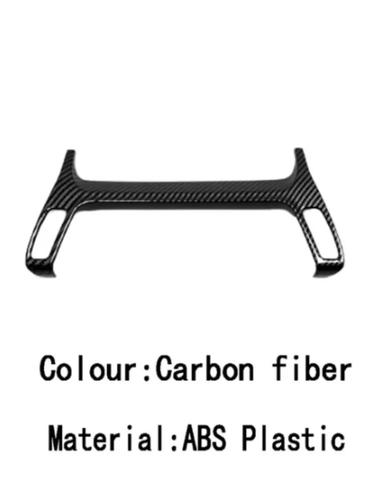 For Toyota Venza/Harrier 2021 2022 2023 2024 ABS Plastic Center Middle Air Condition Vent Trim Frame Interior Accessories