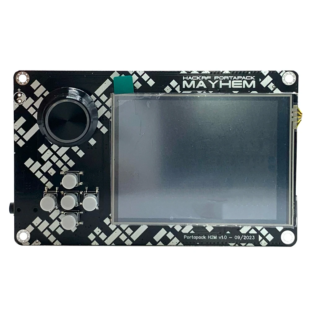 PortaPack H2M Signature Edition For HackRF One R9 V1.9.1 SDR Radio MAX2839 SDR Radio Receiver 10.00MHZ TCXO Analog GPS Assembled