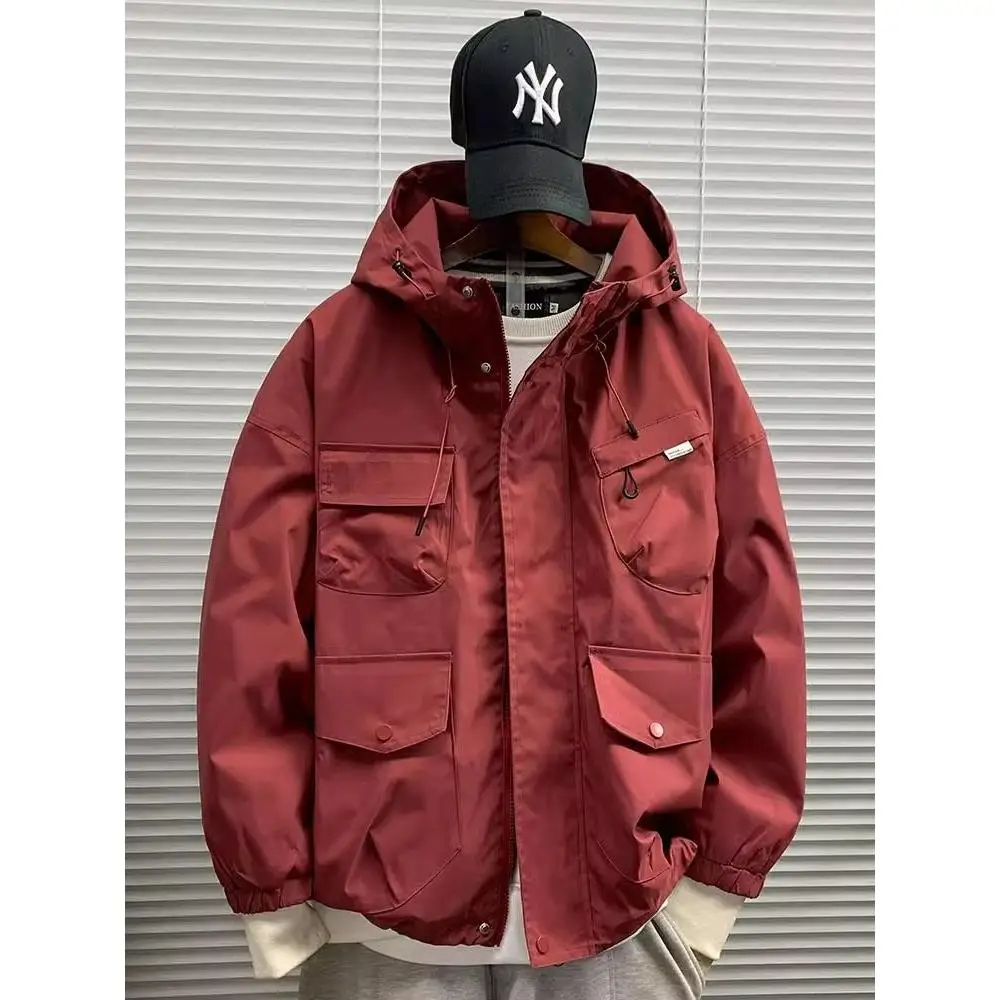 

Street Sle Casual Men's Jaet Streetwear Trendy Brand Spring Autumn New Sle Men's Jaet Autumn Winter Upper Apparel