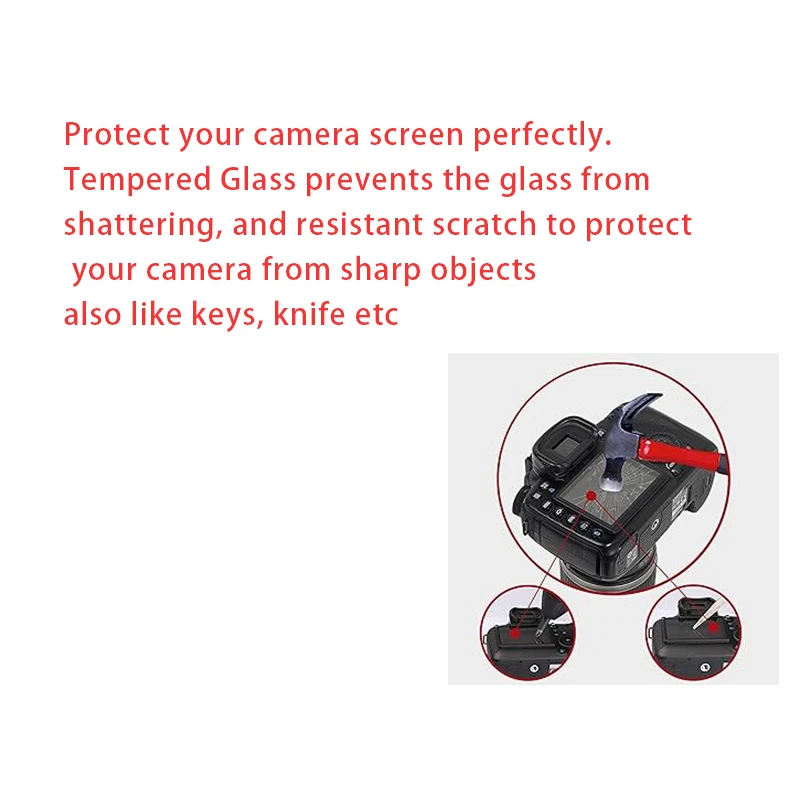 Tempered Glass Protector For Sony A6700 A7S3 A7R5 A7M4 A9M3 A7C2 Camera LCD Screen Cover Anti-scrach Camera Screen Protection