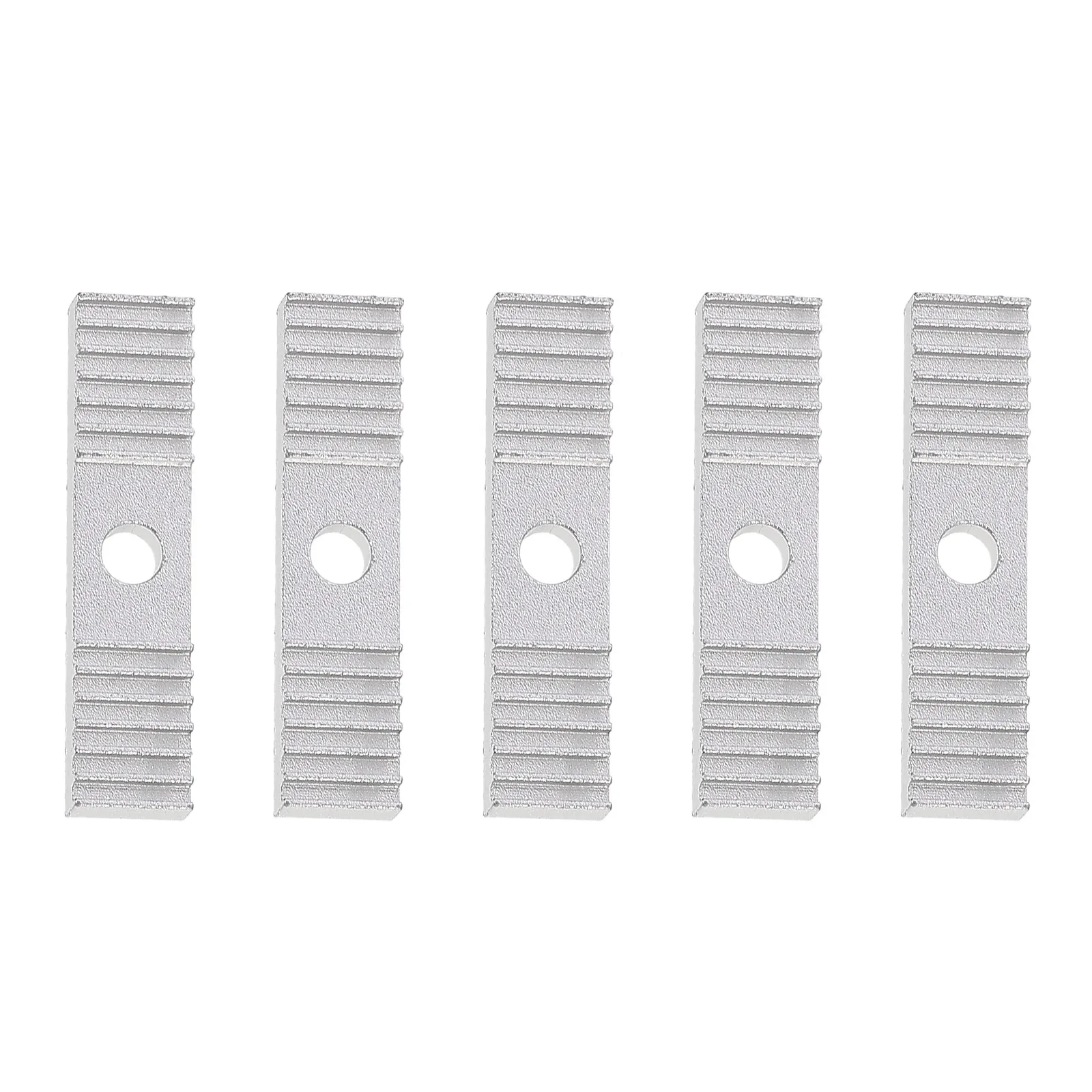 

5Pcs Timing Belt Fixing Piece High-Grade Aluminum Mount Block for 3D Printer Accessories Stable Clamp Timing Belt Clamp Mount
