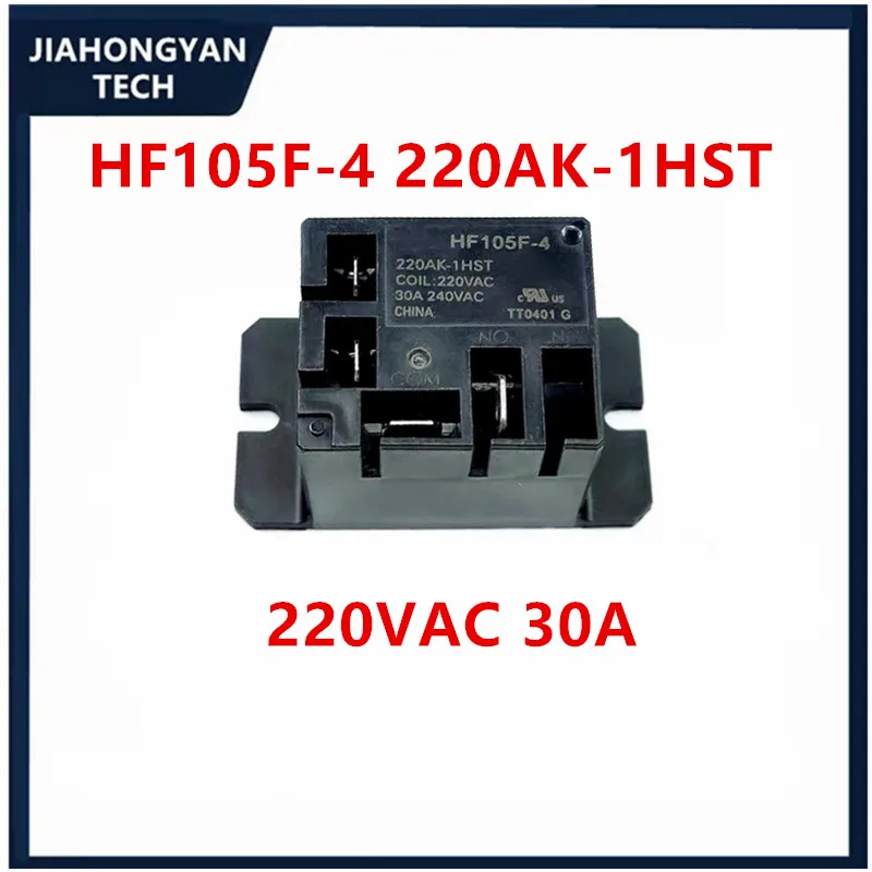 1PCS 2PCS 5PCSOriginal HF105F-4 220AK-1HST 220VAC 30A coil leadout pin wide pin relay