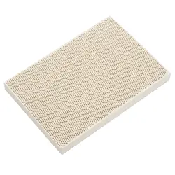 Keramik Waben löt platten heizung für Gasherd kopf 135x95x13mm neu