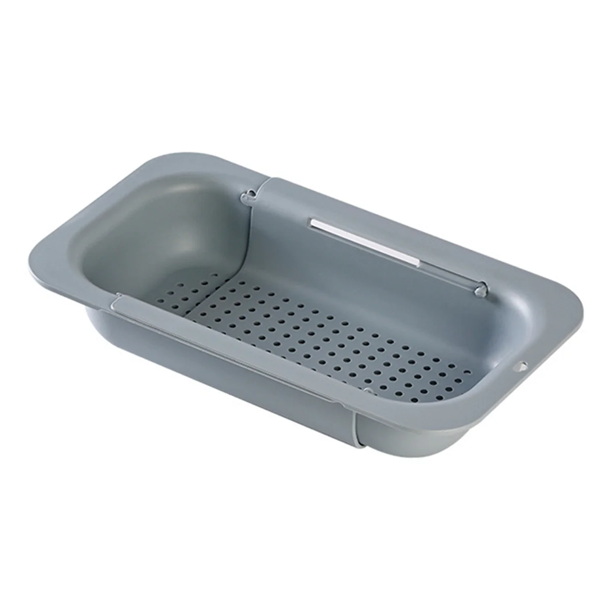 Over the Sink Colander Strainer Basket - Wash Vegetables and Fruits, Drain Cooked Pasta and Dry Dishes - Extendable