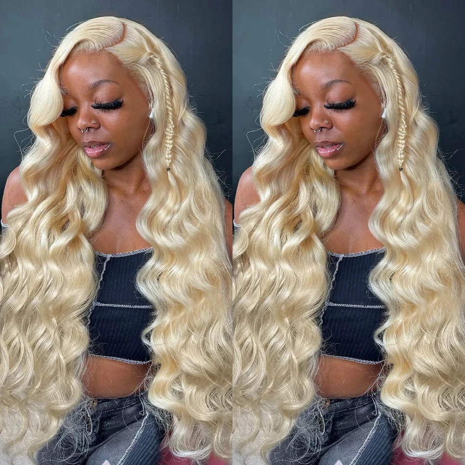 30 Inch 613 Body Wave 13x6 HD Lace Front Human Hair Wig Colored Loose Deep Wave Honey Blonde Lace Frontal Wig For Black Women