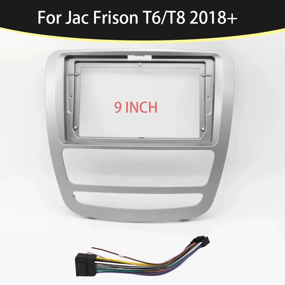 

9 Inch Car Frame Fascia Adapter Android Radio Dash Fitting Panel Kit For Jac Frison T6/T8 2018+