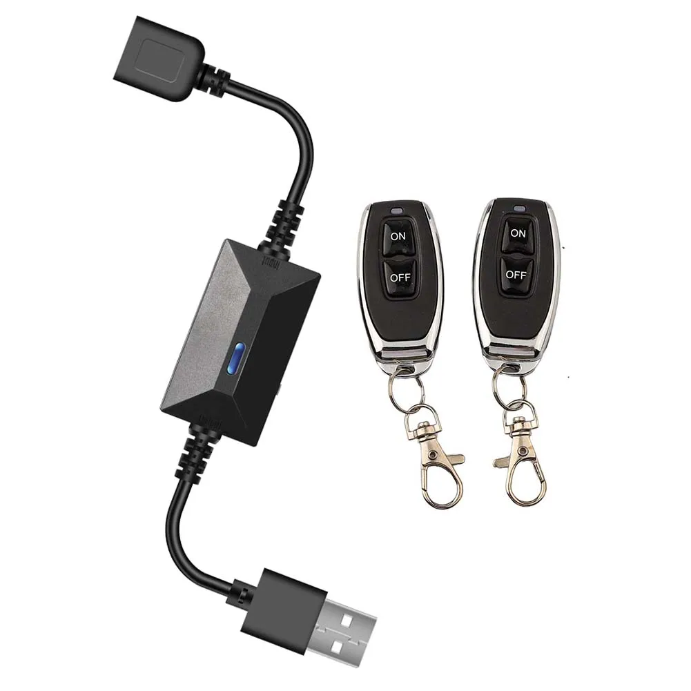 Remote Device Management RF Control Switch Compact Design 230*26*16mm DC 3.6V To 24V Input Learning Code Support