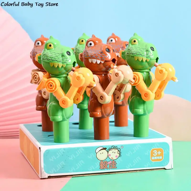 

Creative Lollipop Robot Holder Novelty Dinosaur Shape Kids Toy Gift For Children Lollipop Candy Storage