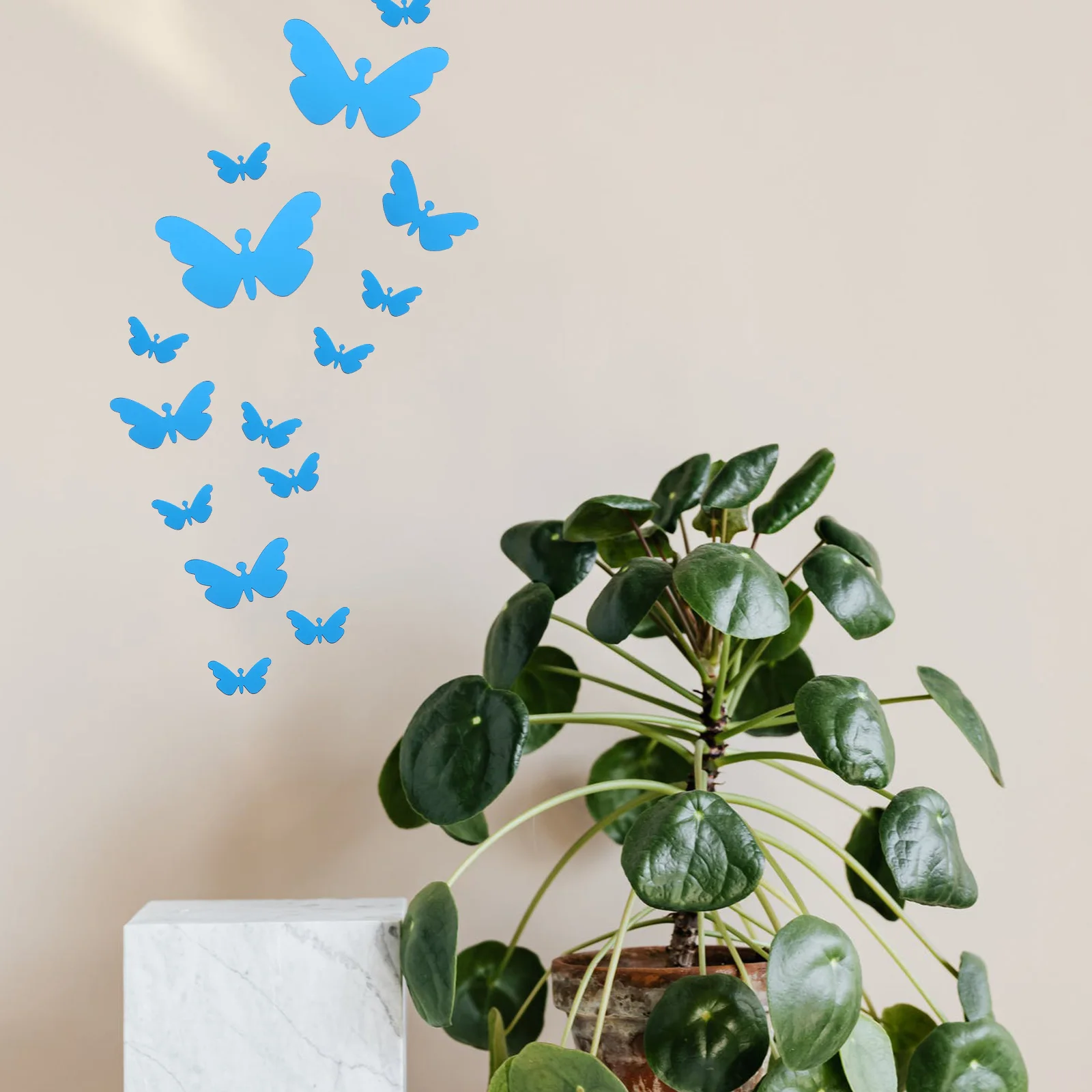 

35pcs Stickers 3D Butterfly Decorative Mural Butterfly Wall Decoration Adhesive Bedroom Accessories Wall Decor